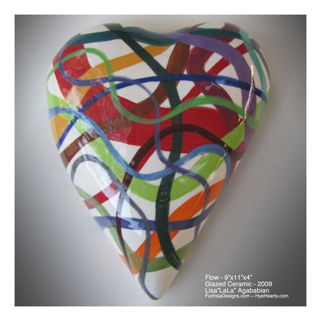 Zoom Large Heart Wall Hanging.  Be sure to scroll down to see image detail.