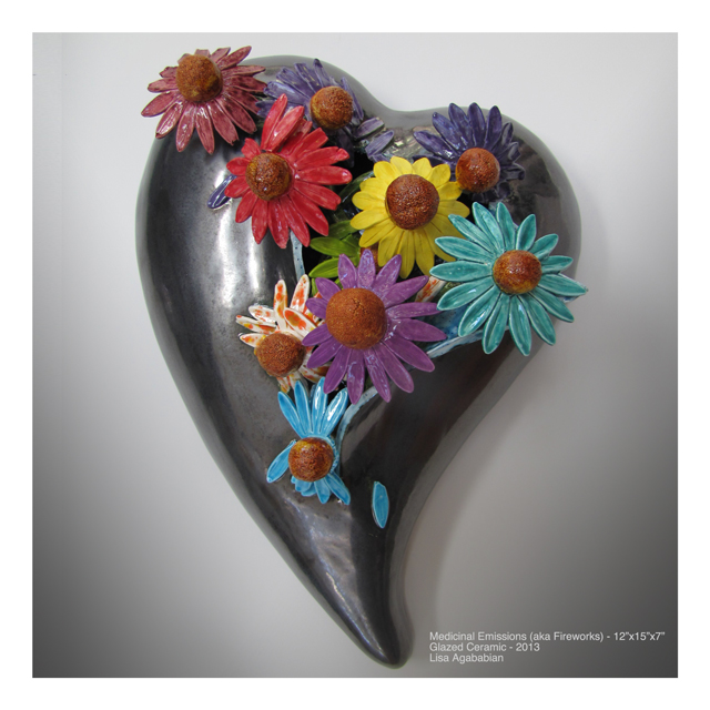 Medicinal Emissions XLarge Wall Heart Hanging