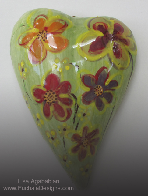 Small Flower Power Heart