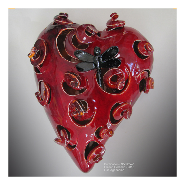 2015 Purification (2012 Revison) Large Heart Wall Hanging