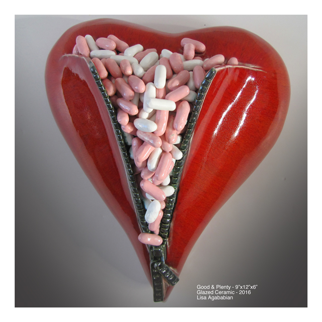Good & Plenty Large Heart Wall Hanging