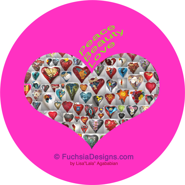 2016 Spreading Peace Beauty & Love Sticker