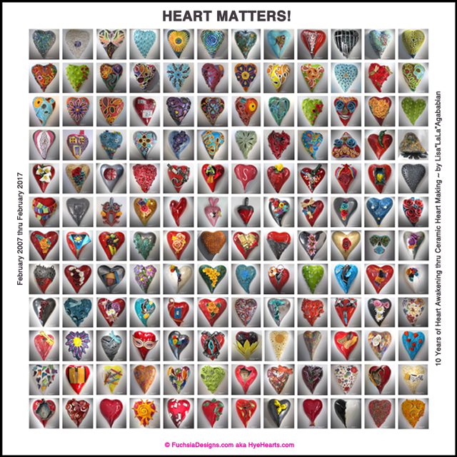 Heart Matters 12x12 Poster Celebrating 10 Years of Heart Awakening