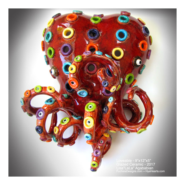 2017 Loveable Large Heart Wall Sculpture