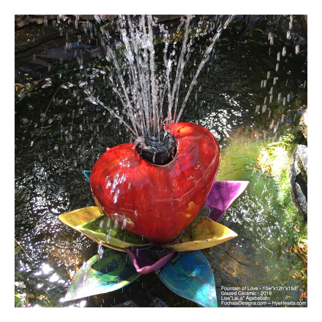 2019 Fountain Of Love Heart Water Fountain