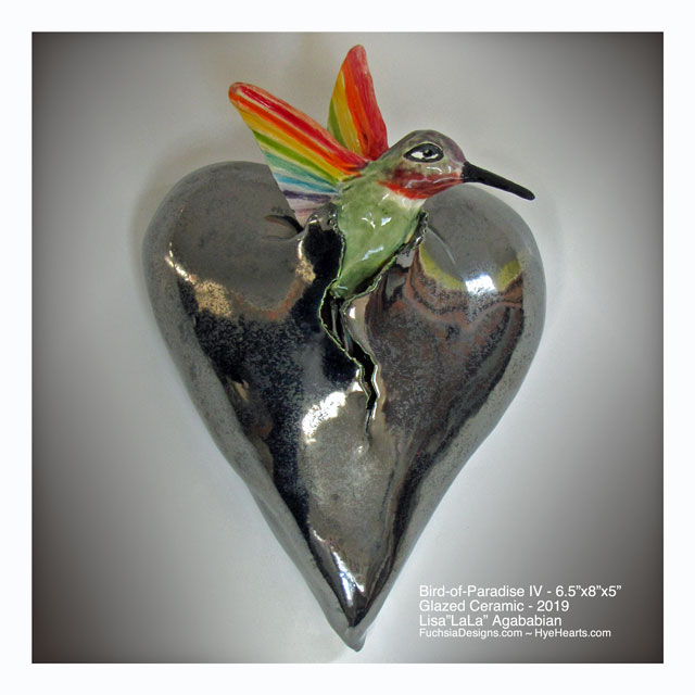 2019 Small Metallic Bird of Paradise IV