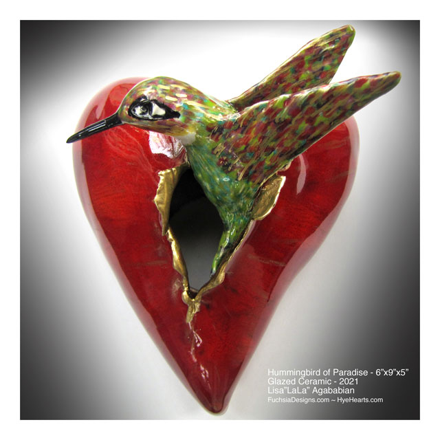 2021 Small Desert Humming Bird Of Paradise